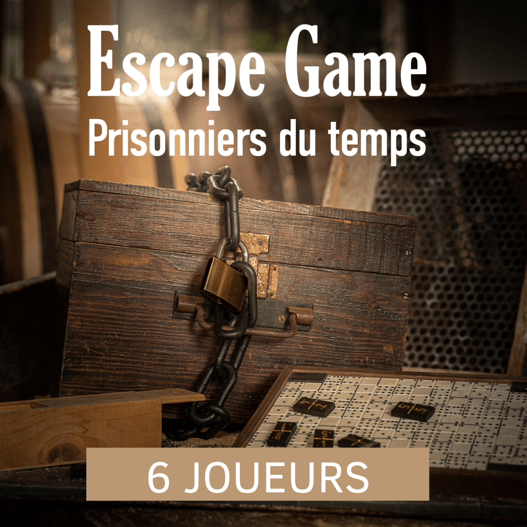 Escape Game « Prisonniers du temps » – 6 joueurs
