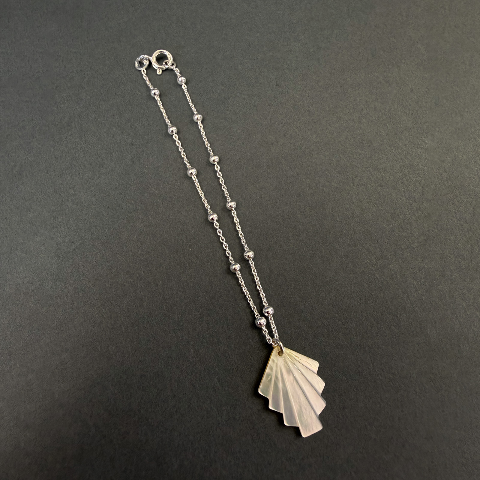Bracelet Panache Chaine Perlée